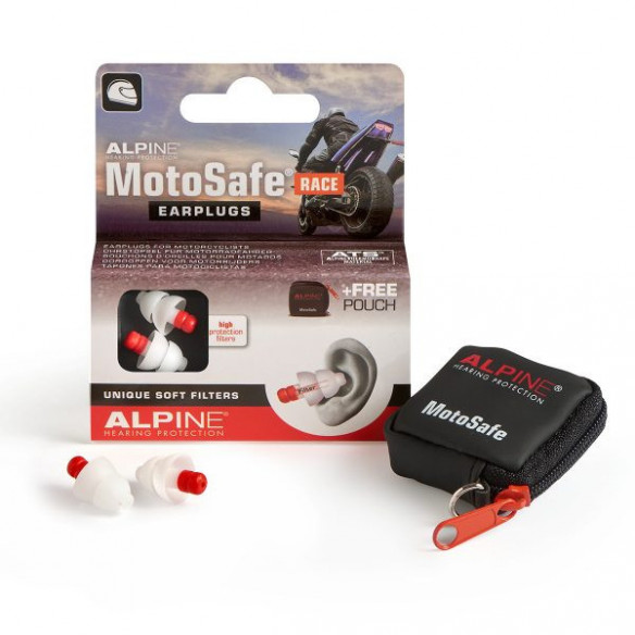  Tapones para oídos Alpine Motosafe Race